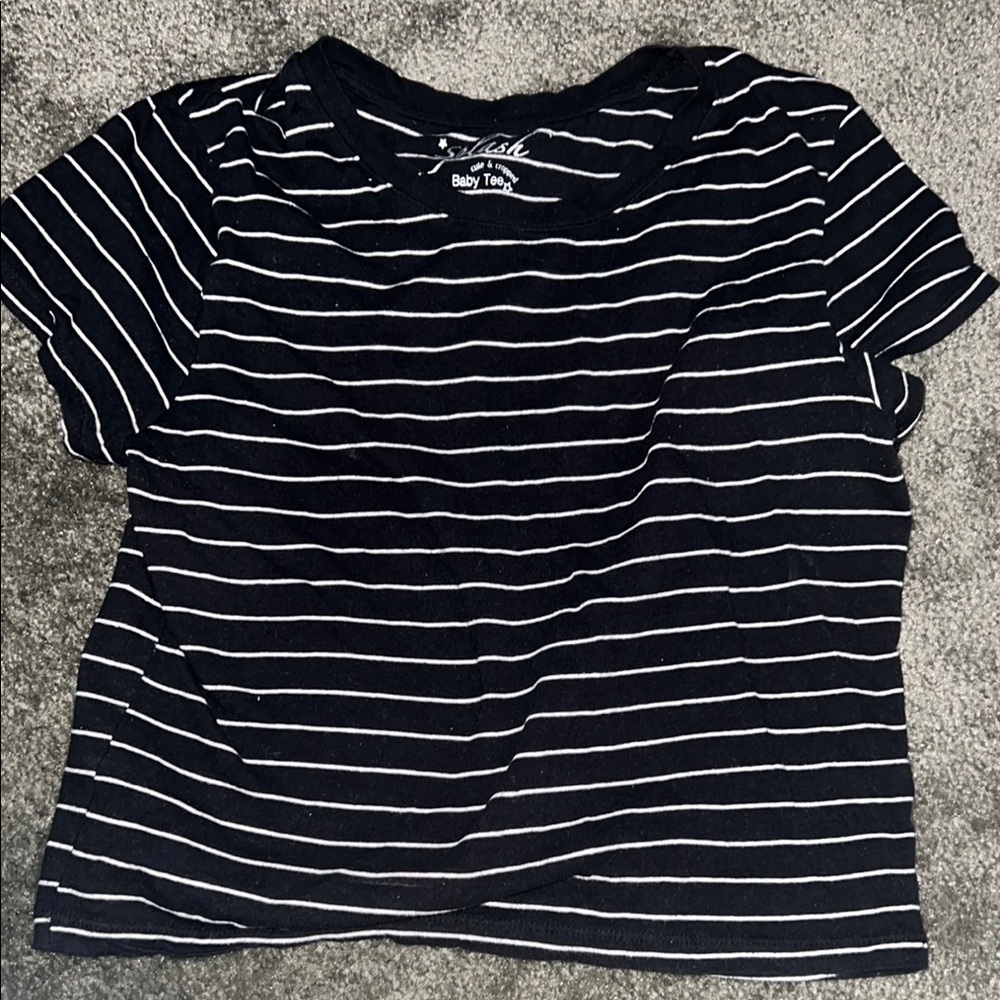 Black and white top